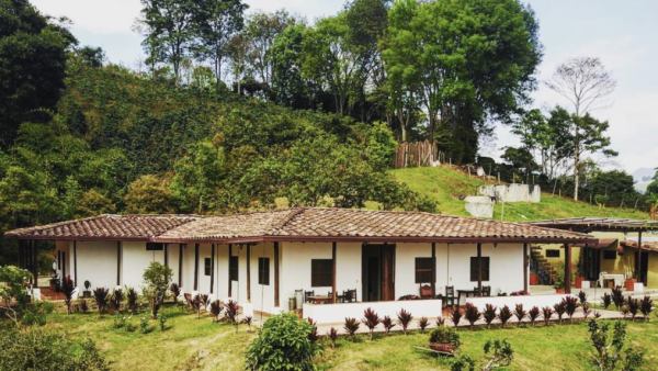 O cafe no fazenda capilla de Rosario