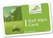 Golf Alpin Card para o Tirol e Salzburg