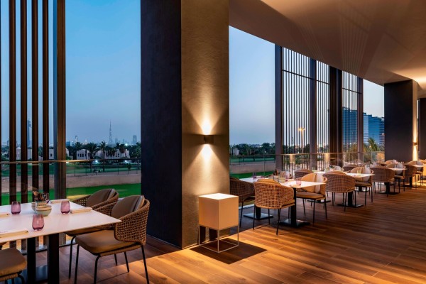 O restaurante The Canteen do Hotel Aloft Dubai Creek