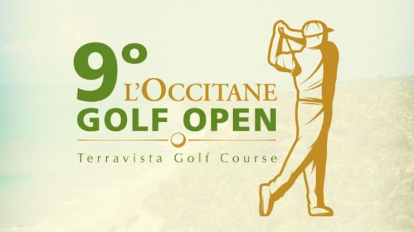 O logo de L’Occitane Golf Open no Terravista Golf Course