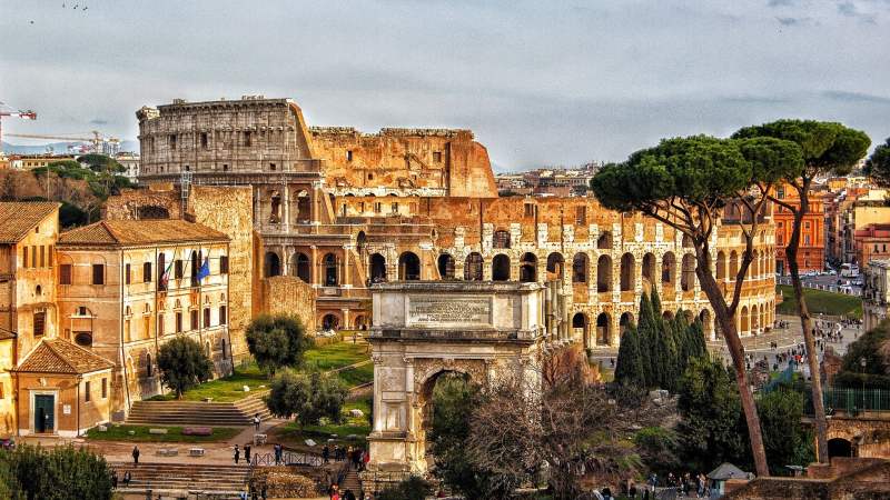 O collosseum da roma em Itália, foto de Andrea Albanese do Pixabay