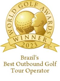 Winners shield - Brazil Best Golf Touroperator 2023